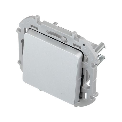 Переключатель перекрёстный одноклавишный Legrand 673682 Inspiria с/у алюминий 673682 фото 1