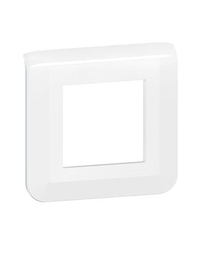 Рамка Legrand 277802L Mosaic 2М белая фото 1