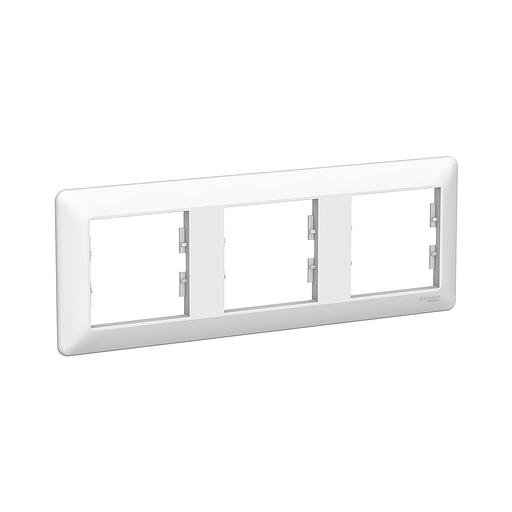 Рамка горизонтальная SE EPH5805321 Asfora EM 3 постовая белый EPH5805321 фото 1