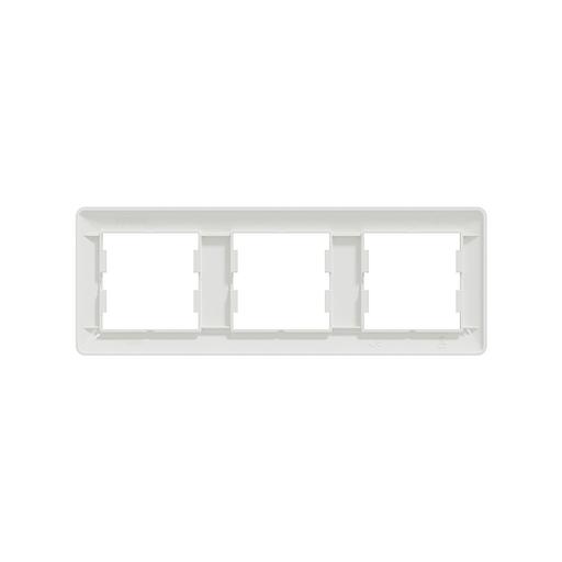 Рамка горизонтальная SE EPH5805321 Asfora EM 3 постовая белый EPH5805321 фото 3