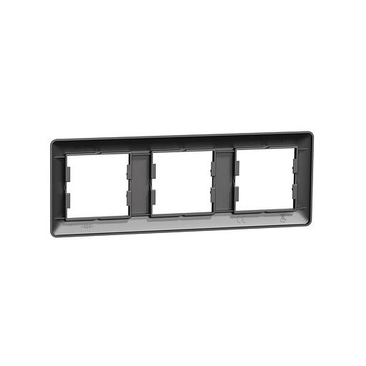 Рамка горизонтальная SE EPH5805371 Asfora EM 3 постовая антрацит EPH5805371 фото 2