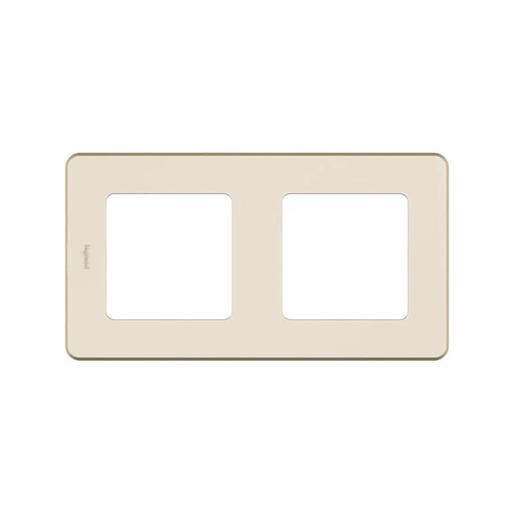 Рамка декоративная универсальная Legrand 673941 Inspiria 2 поста слоновая кость 673941 фото 1