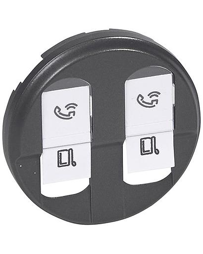 Розетка 2хRJ45 Legrand 067952 CLN2 фото 1