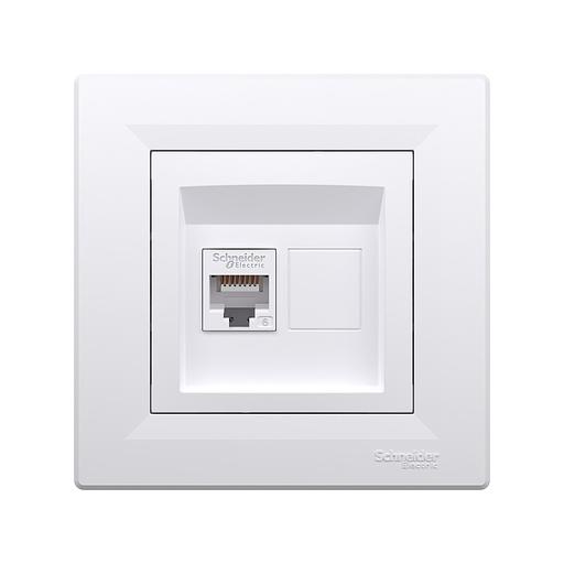 Розетка компьютерная SE EPH4700121 Asfora RJ45 кат. 6 в сборе белый EPH4700121 фото 2