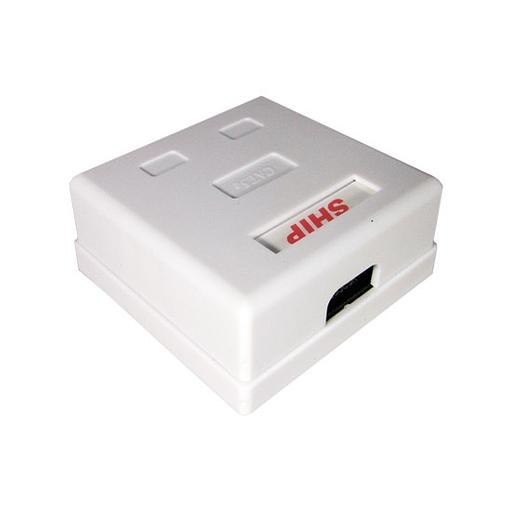 Розетка Настенная телекоммуникационная 2 Модуля SHIP A185-2 A185-2 фото 3