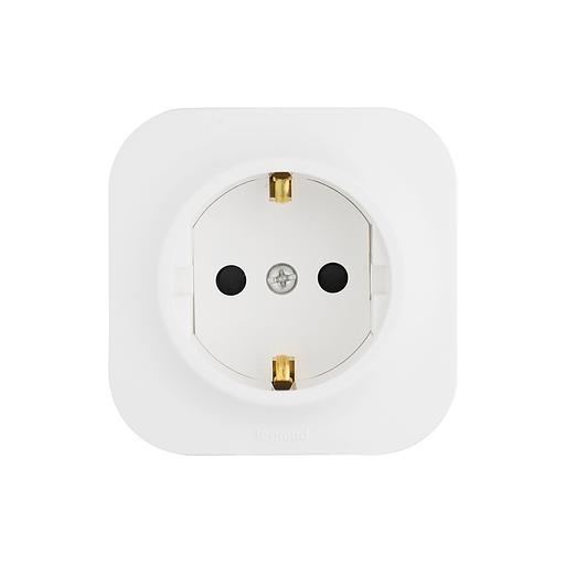 Розетка с зк с зш Legrand Forix 16A 250В IP20 накладная белый 782420 фото 2