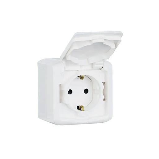 Розетка с крышкой Legrand Forix 16A 250В IP44 накладная белый 782373 фото 1