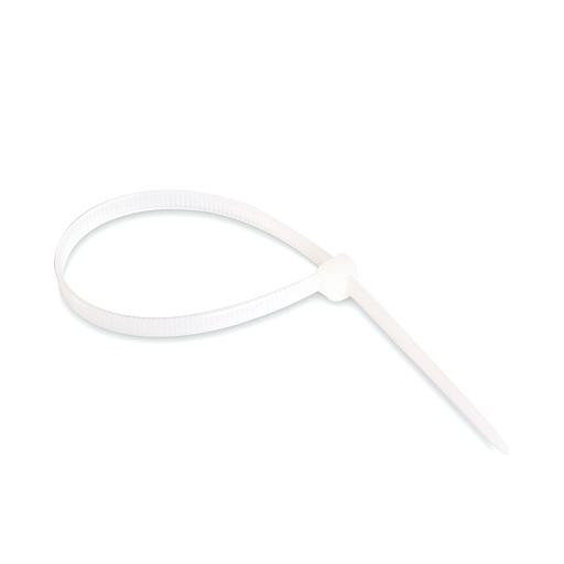 Хомут нейлоновый Deluxe СП 4.8*200 мм (Б) (100 штук в упаковке) СП 4.8*200 мм (Б) white фото 1