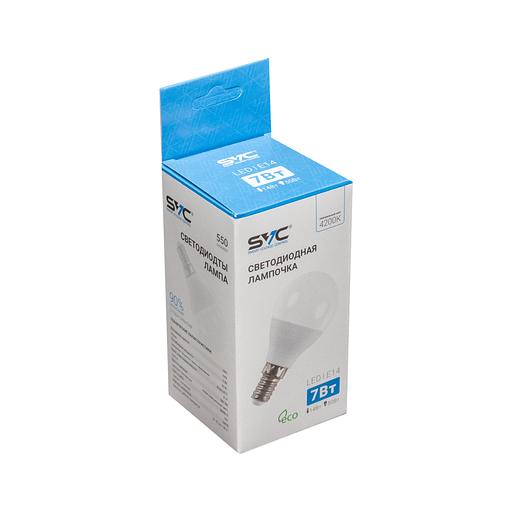 Эл. лампа светодиодная SVC LED G45-7W-E14-4200K Нейтральный G45-7W-E14-4200K фото 2