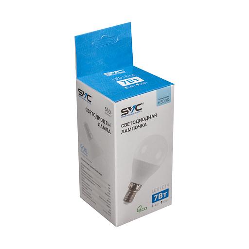 Эл. лампа светодиодная SVC LED G45-7W-E14-6500K Холодный G45-7W-E14-6500K фото 2