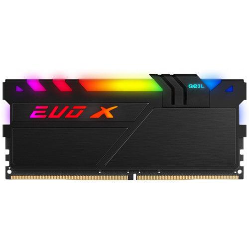 Оперативная память 16GB GEIL DDR4 EVO X II Black с RGB подсветкой 16-20-20-40 GEXSB416GB3200C16BSC Retail фото 1