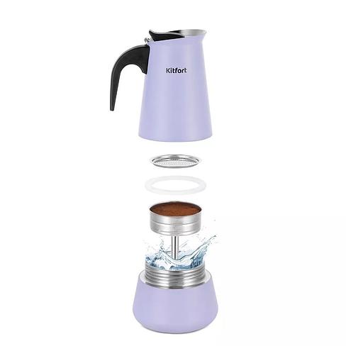 Кофеварка гейзерная Kitfort КТ-7149 фото 3