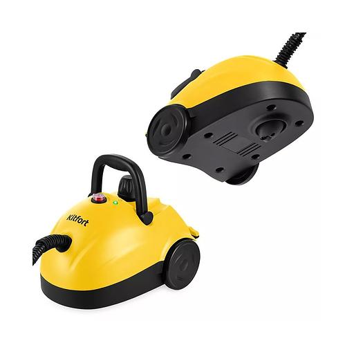 Пароочиститель Kitfort КТ-9136-1 черно-желтый фото 3