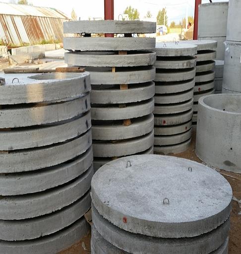 Плита ПН 10 днище колодца фото 1