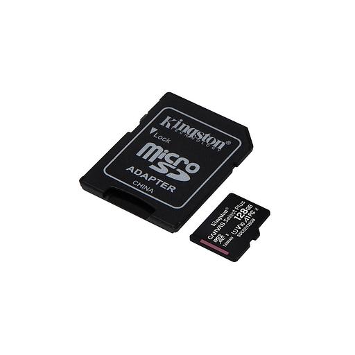 Карта памяти Kingston SDCS2/128GB MicroSDXC 128GB Canvas Select Plus Class 10 с адаптером SD фото 1