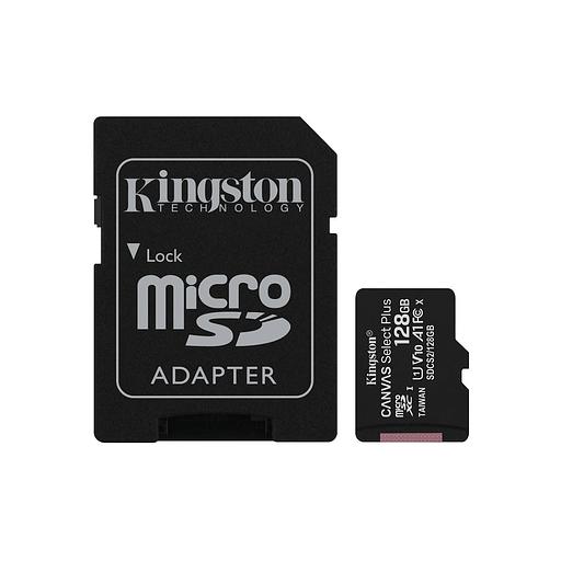Карта памяти Kingston SDCS2/128GB MicroSDXC 128GB Canvas Select Plus Class 10 с адаптером SD фото 2