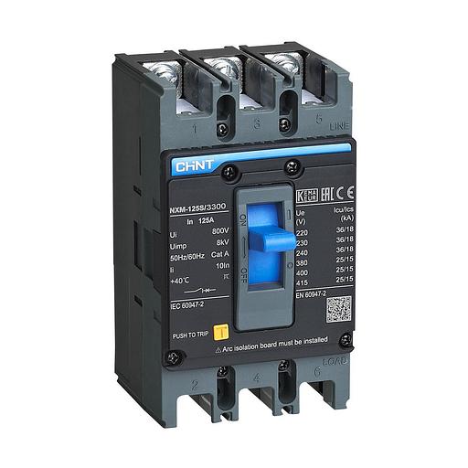 Автоматический выключатель CHINT NXM-125S/3Р 50A 25кА 844302 фото 1