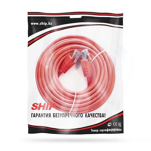 Патч Корд SHIP S4025RD0500-P Cat.5e FTP LSZH RJ-45 5 м Красный Экранированный Пол. пакет фото 2