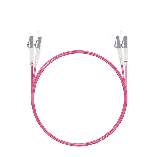 Патч Корд Оптоволоконный LC/UPC-LC/UPC MM OM4 50/125 Duplex 3.0мм 1 м фото 2