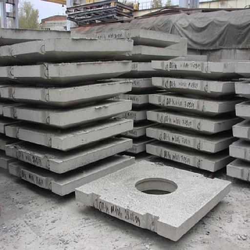 Плита дорожная с отверстием ПД-6 фото 1