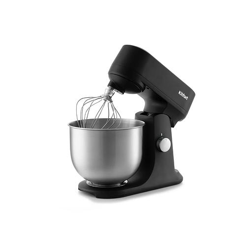 Цельнометаллический планетарный миксер Kitfort КТ-3028-1 черный фото 1