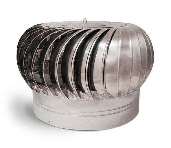 Турбодефлектор ротационный ТД-315 из оцинкованной стали фото 1