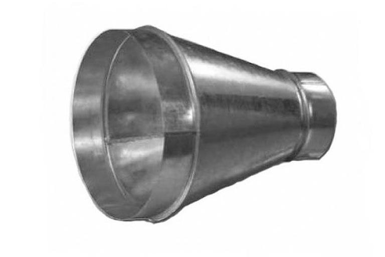 Врезка воротниковая круглая D 355/315 мм из оцинкованной стали фото 1