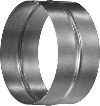 Ниппель круглый D 125 из оцинкованной стали фото 1