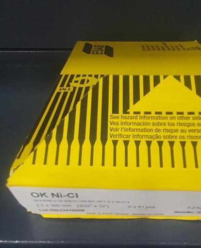 Электроды ESAB OK Ni-CI для сварки чугуна д.2,5х300 (0,7кг) ESAB фото 1