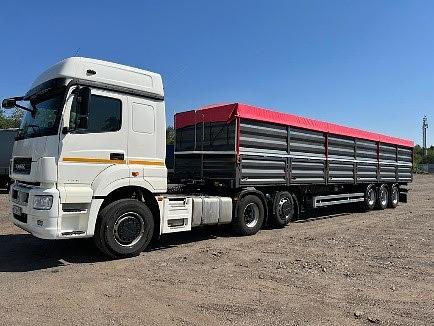 Полуприцеп-Зерновоз Самосвал Тонар 99881 58 куб.м 3 оси фото 1