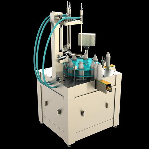 Автомат розлива жидкостей в тару 0,1 – 2,0 л АР-400В-МГ (карусельный, весовой) фото 2