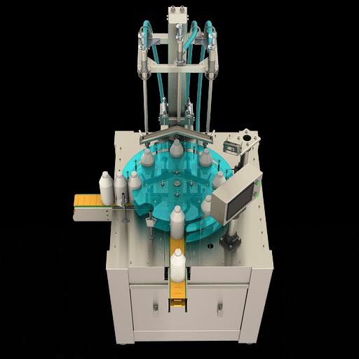 Автомат розлива жидкостей в тару 0,1 – 2,0 л АР-400В-МГ (карусельный, весовой) фото 4