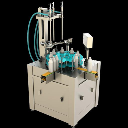 Автомат розлива жидкостей в тару 0,1 – 2,0 л АР-400В-МГ (карусельный, весовой) фото 5