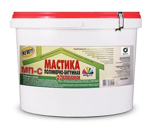 Мастика полимерно-битумная со стекловолокном МП-С фото 1