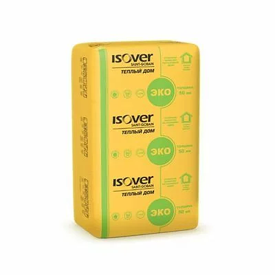 Изовер Теплый Дом плита 50х610х1170 10м2, 0,5м3 фото 1