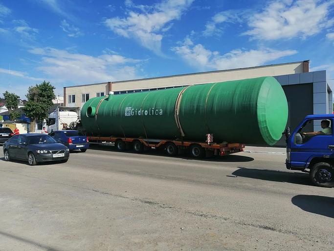 Накопительная ёмкость Gidrolica Tank Water горизонтального типа 1120×6350 мм фото 5