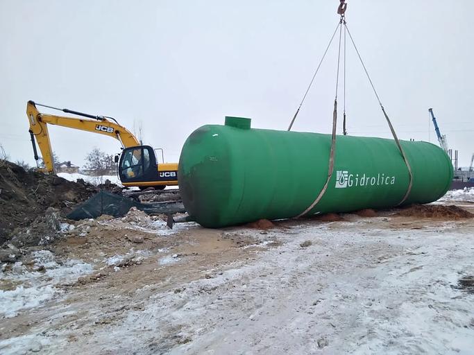 Накопительная ёмкость Gidrolica Tank Water горизонтального типа 1670×10450 мм фото 3