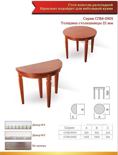 Стол-консоль раскладной фото 1