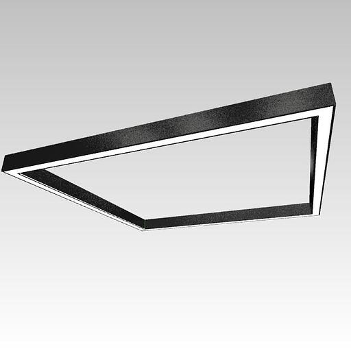 Подвесной светодиодный светильник квадрат фото 3