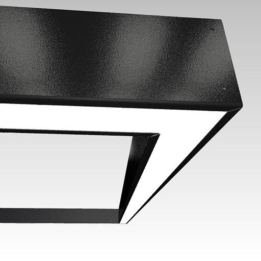 Подвесной светодиодный светильник квадрат фото 8