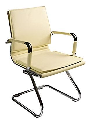 Кресло офисное для посетителя с нерегулируемой спинкой (слоновая кость), под заказ фото 1