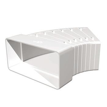 Колено разноугловое горизонтальное Эра КРП - 620КРП - 60х204 мм фото 1