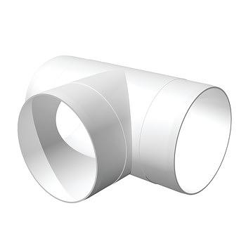 Тройник Т-образный круглый Эра ТП - 10ТП - 100 мм фото 1