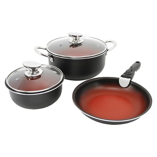 P640556 Comodo set Набор посуды для приготовления со съемной ручкой фото 1