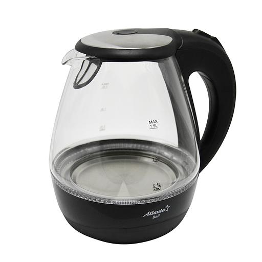 ATH-2460 (black) Чайник стеклянный электрический фото 1