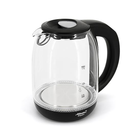 ATH-2532 (black) Чайник стеклянный электрический фото 1