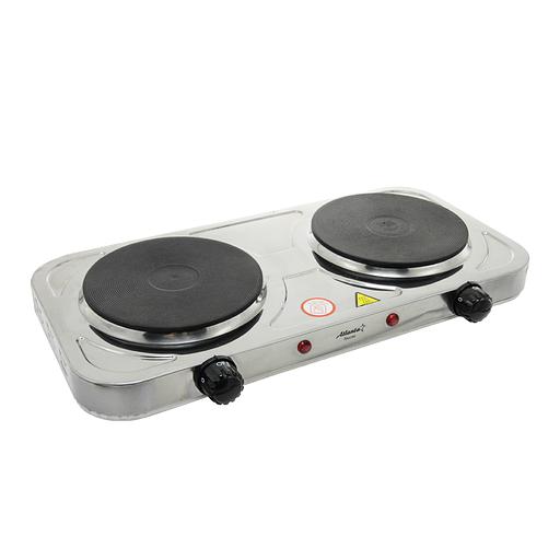 ATH-1738 (silver) Электроплитка двухконфорочная фото 1