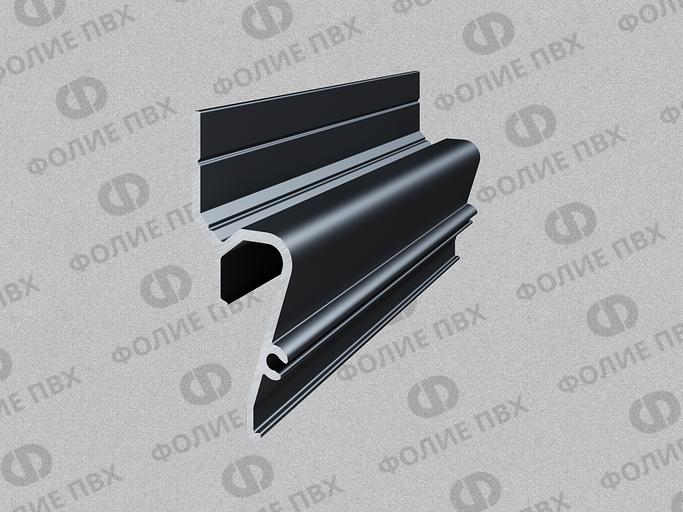 Багет алюминиевый теневой, цвет чёрный ОПТ фото 1