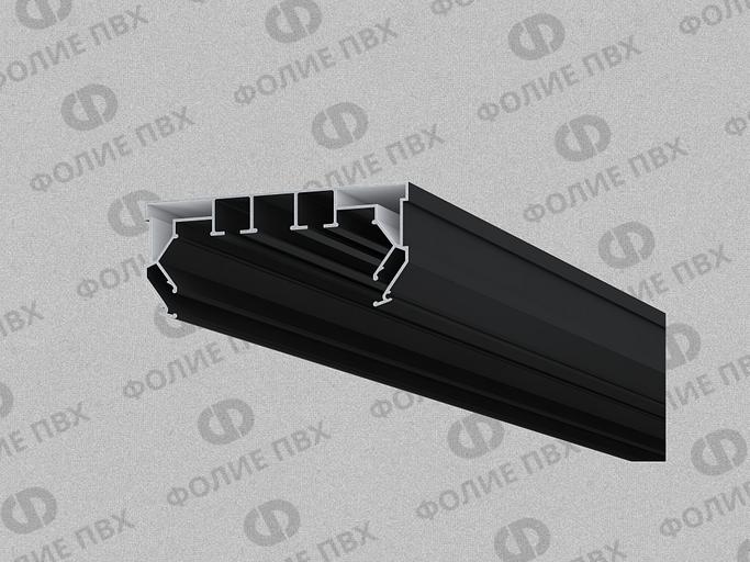 Профиль алюминиевый ПК-14, чёрныйОПТ фото 1