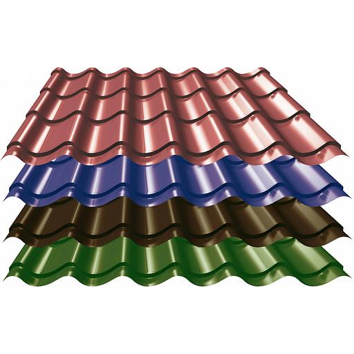 Металлочерепица «Супермонтеррей» глянец 0,45 мм опт фото 1